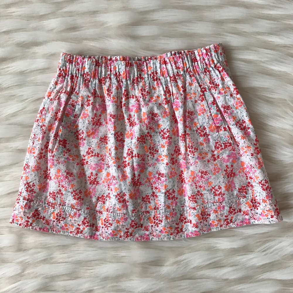 J. Crew Factory Floral Mini Skirt